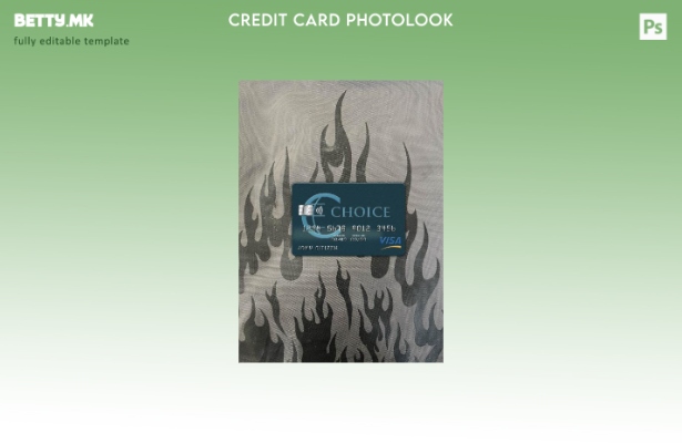 модерен стил Белизе Избор на банкарска виза картичка photolook пред шаблон